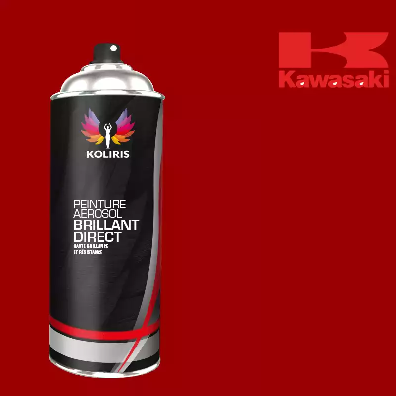 Bombe de peinture moto 1K brillant Kawasaki Moto 400ml