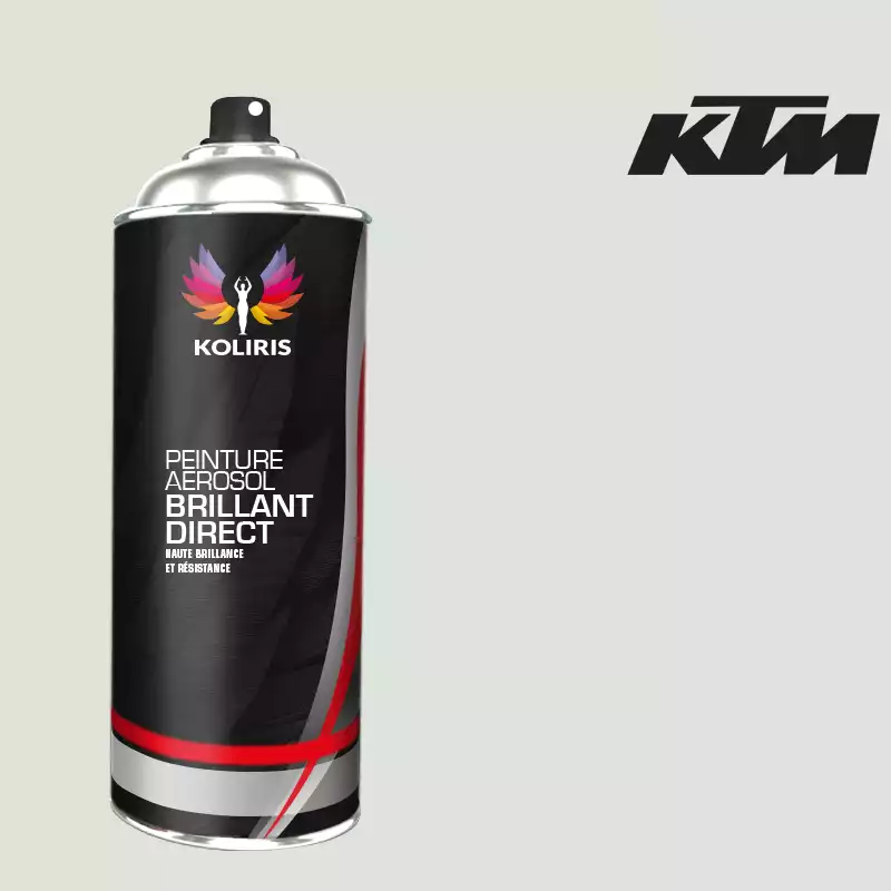 Bombe de peinture moto 1K brillant Ktm Moto 400ml