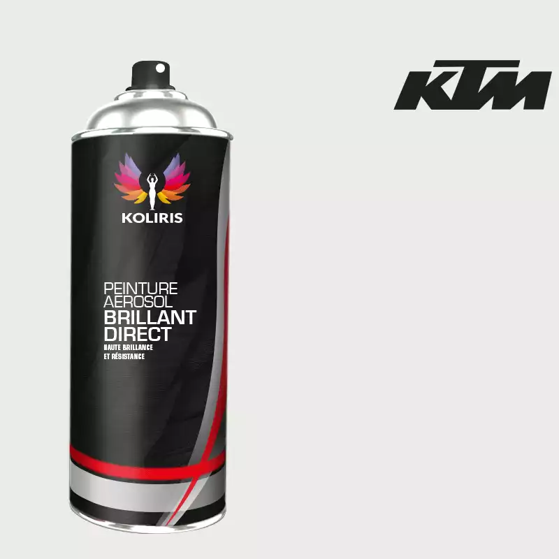 Bombe de peinture moto 1K brillant Ktm Moto 400ml