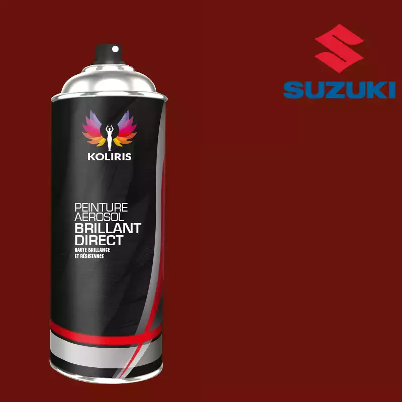 Bombe de peinture moto 1K brillant Suzuki Moto 400ml