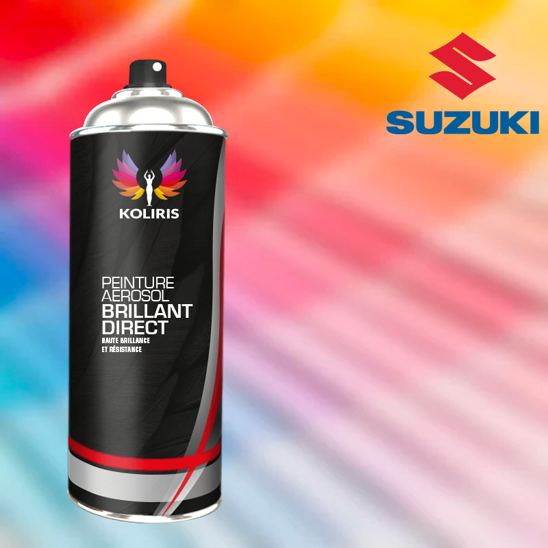 Bombe de peinture moto 1K brillant Suzuki Moto 400ml