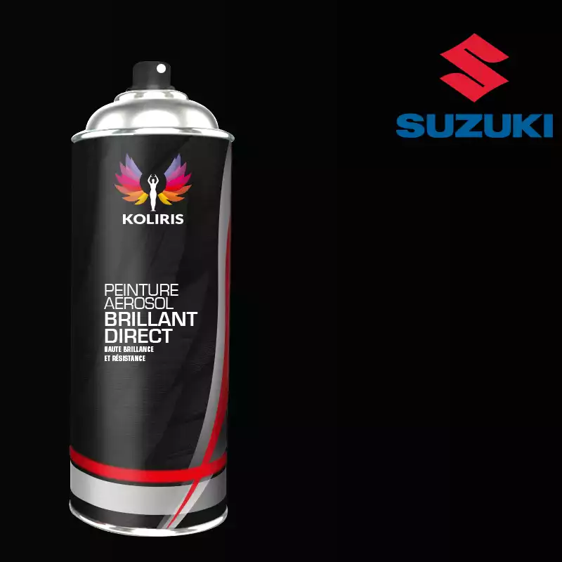 Bombe de peinture moto 1K brillant Suzuki Moto 400ml