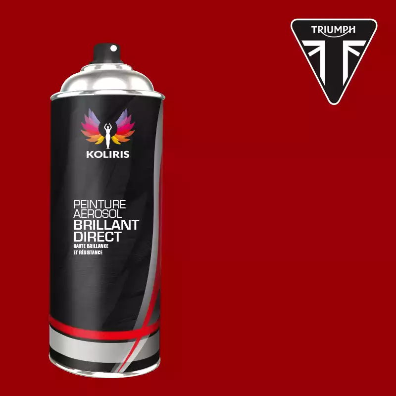 Bombe de peinture moto 1K brillant Triumph Moto 400ml