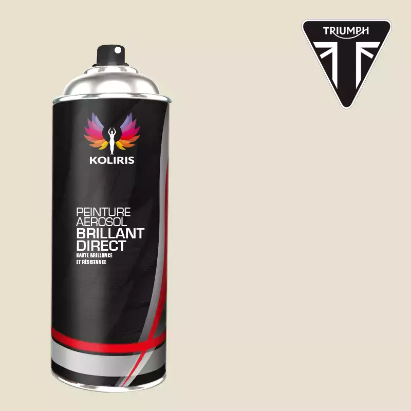 Bombe de peinture moto 1K brillant Triumph Moto 400ml