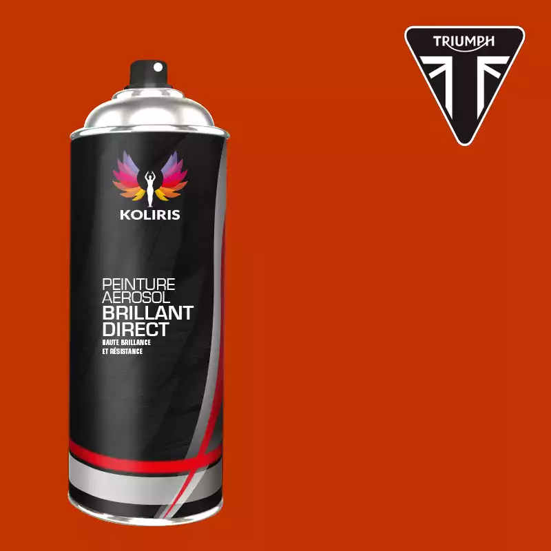 Bombe de peinture moto 1K brillant Triumph Moto 400ml