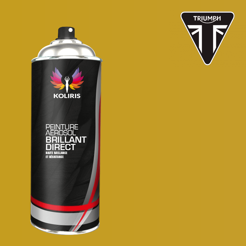 Bombe de peinture moto 1K brillant Triumph Moto 400ml