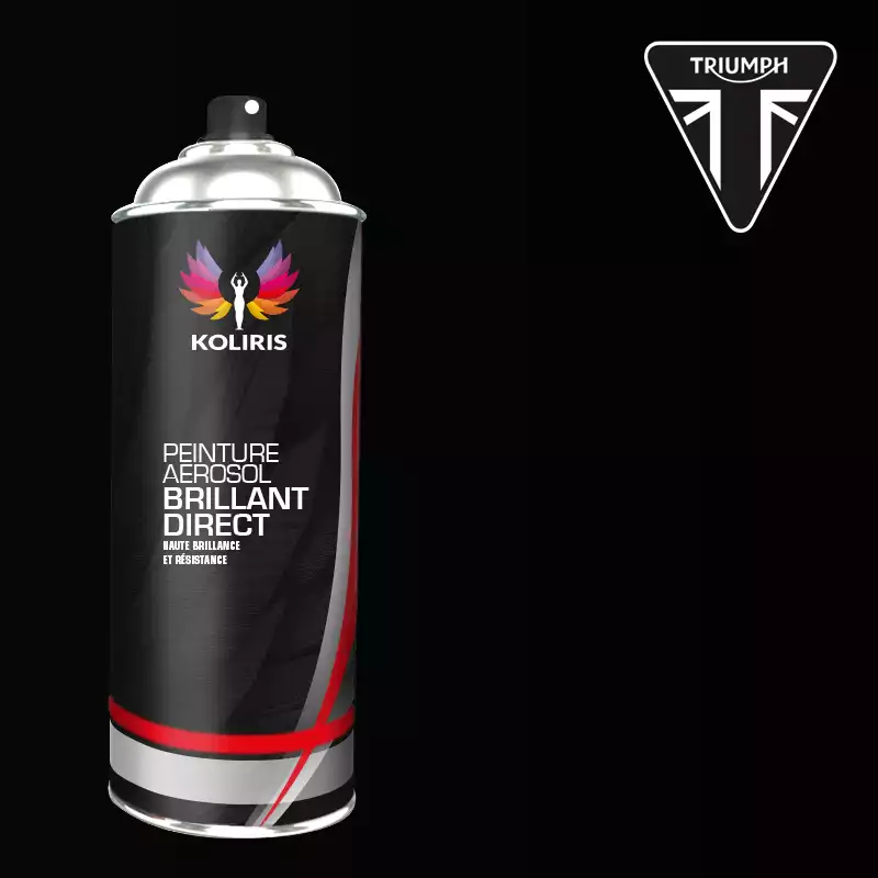 Bombe de peinture moto 1K brillant Triumph Moto 400ml