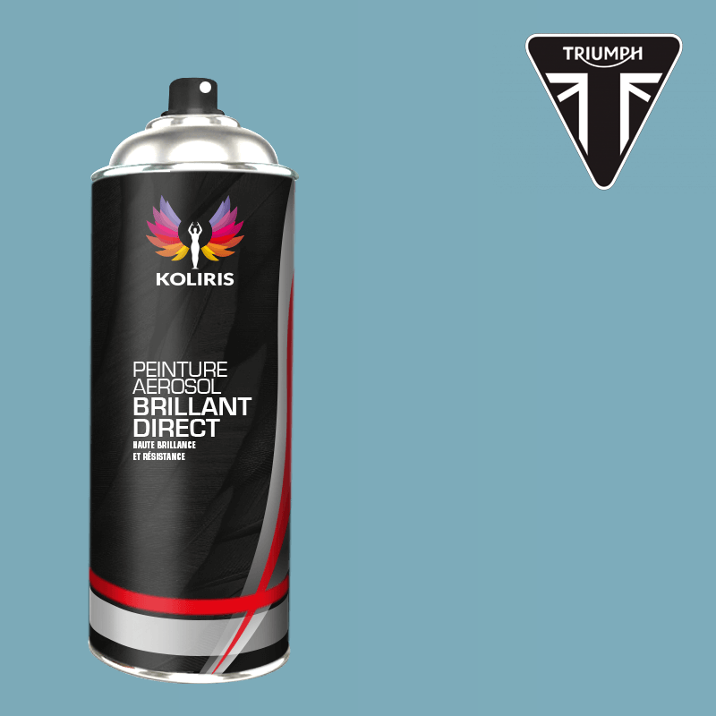 Bombe de peinture moto 1K brillant Triumph Moto 400ml