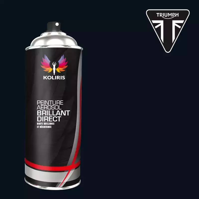 Bombe de peinture moto 1K brillant Triumph Moto 400ml