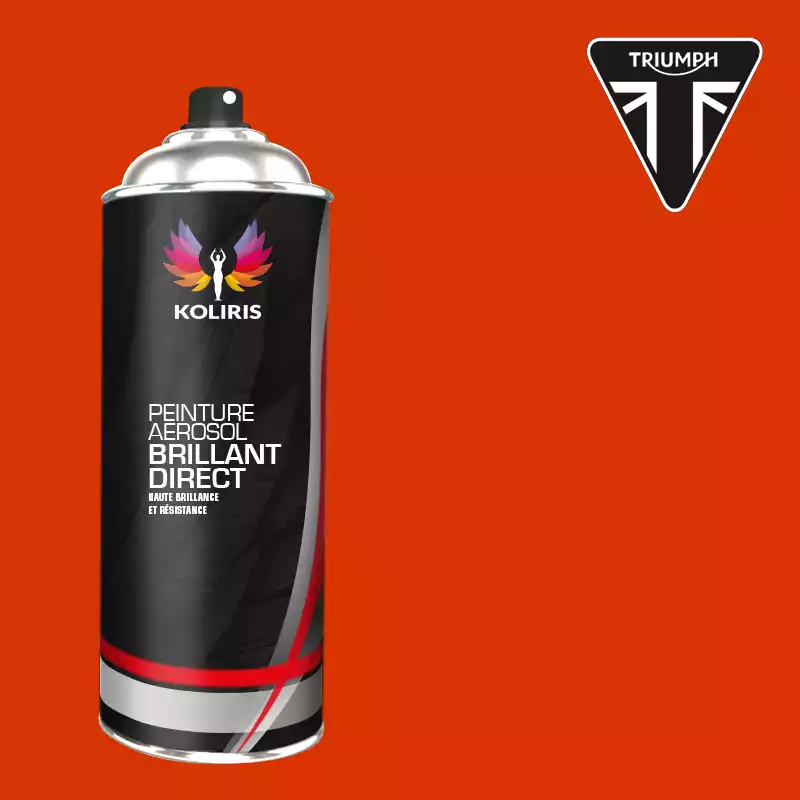 Bombe de peinture moto 1K brillant Triumph Moto 400ml