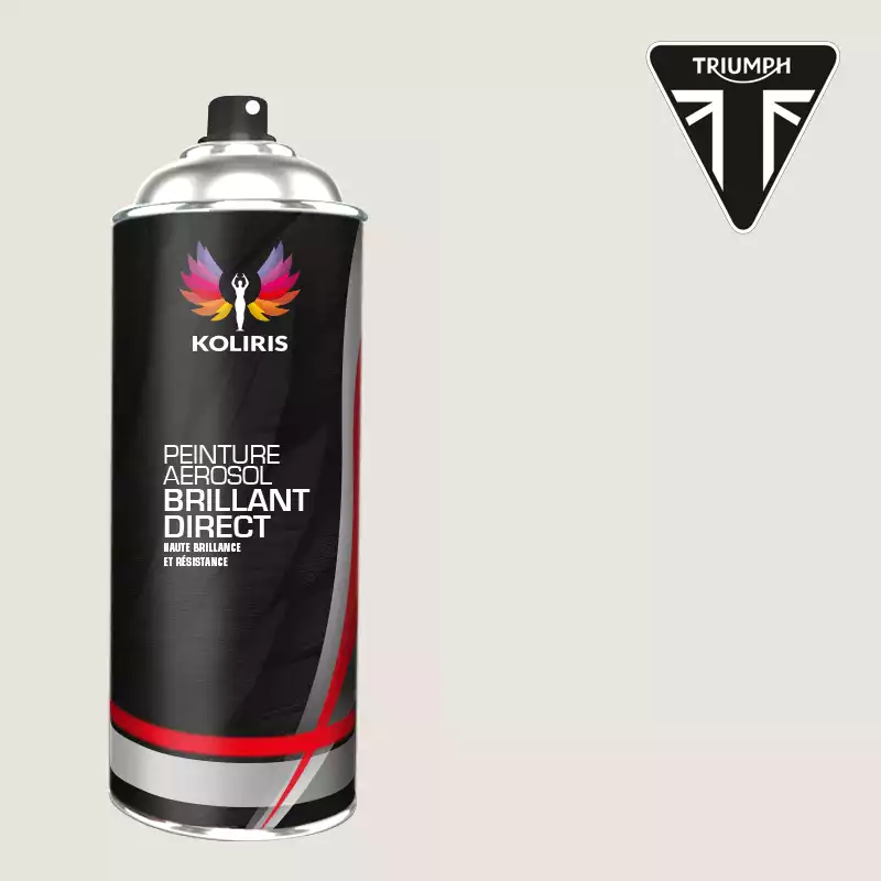 Bombe de peinture moto 1K brillant Triumph Moto 400ml