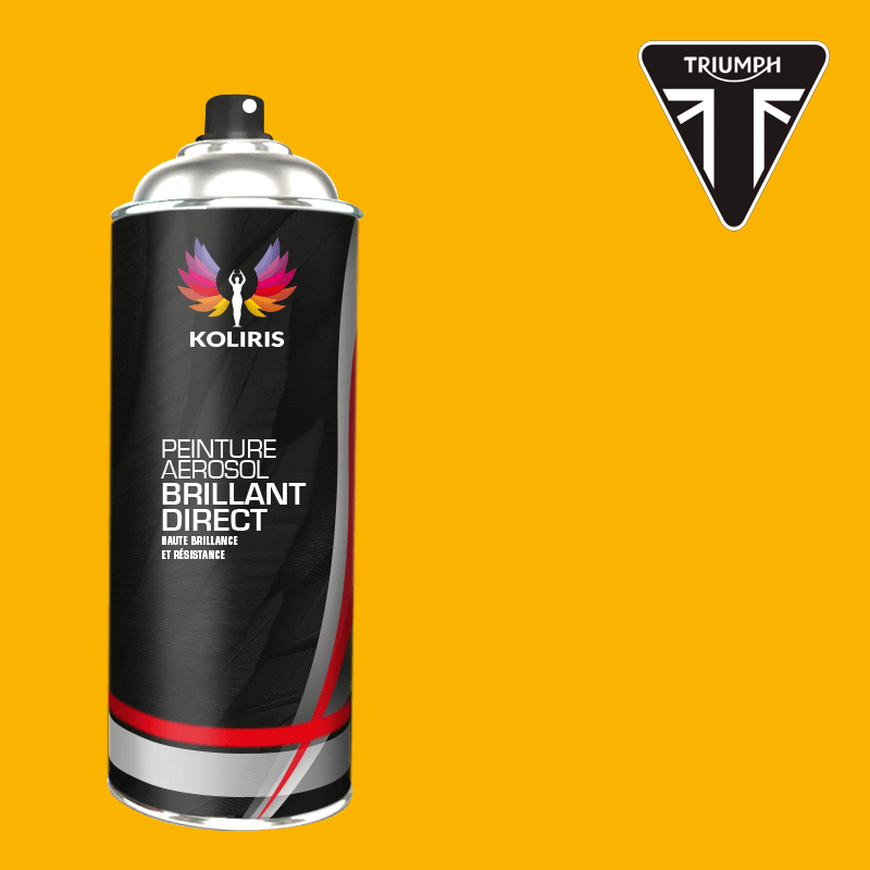 Bombe de peinture moto 1K brillant Triumph Moto 400ml