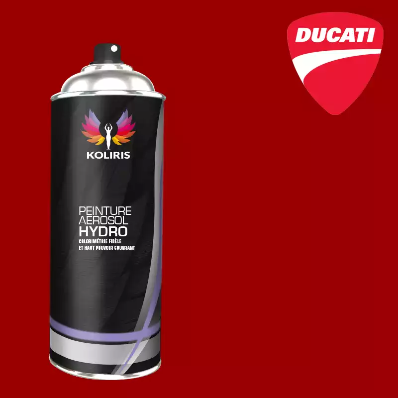 Bombe de peinture moto hydro Ducati Moto 400ml