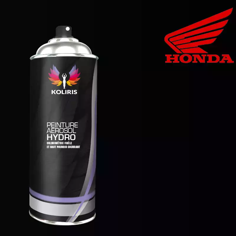 Bombe de peinture moto hydro Honda Moto 400ml