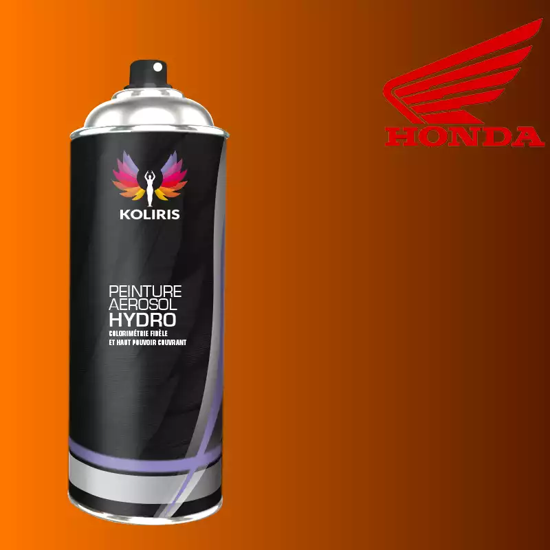 Bombe de peinture moto hydro Honda Moto 400ml