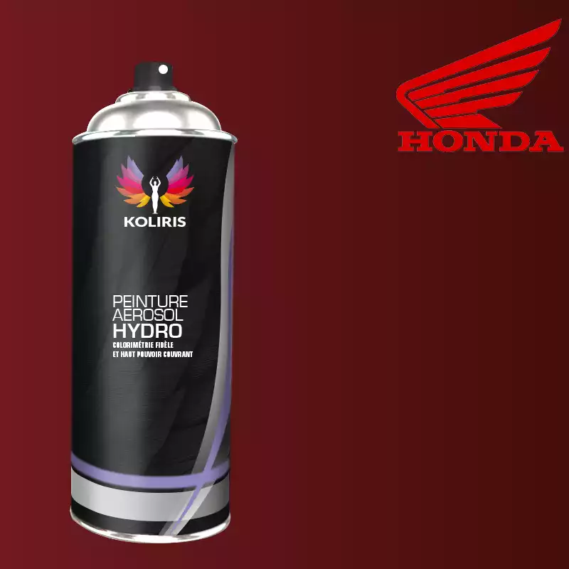 Bombe de peinture moto hydro Honda Moto 400ml