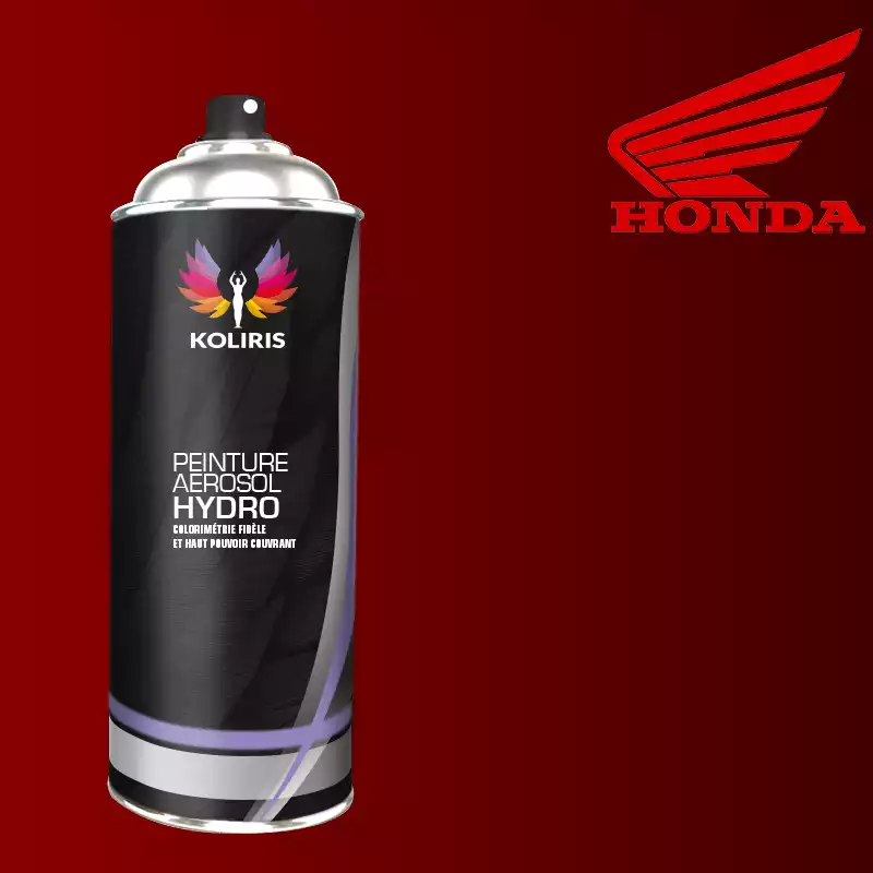 Bombe de peinture moto hydro Honda Moto 400ml