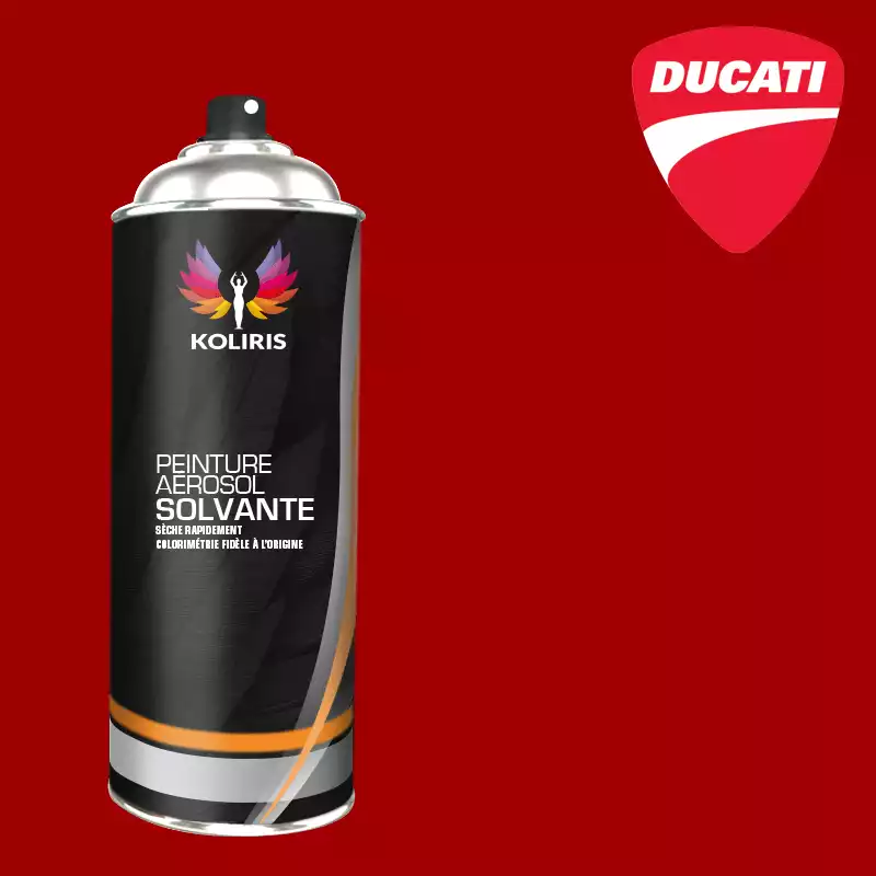 Bombe de peinture moto solvant Ducati Moto 400ml