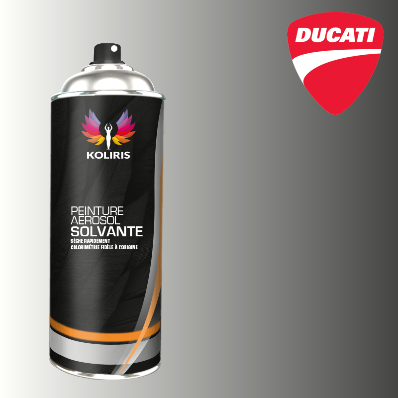 Bombe de peinture moto solvant Ducati Moto 400ml