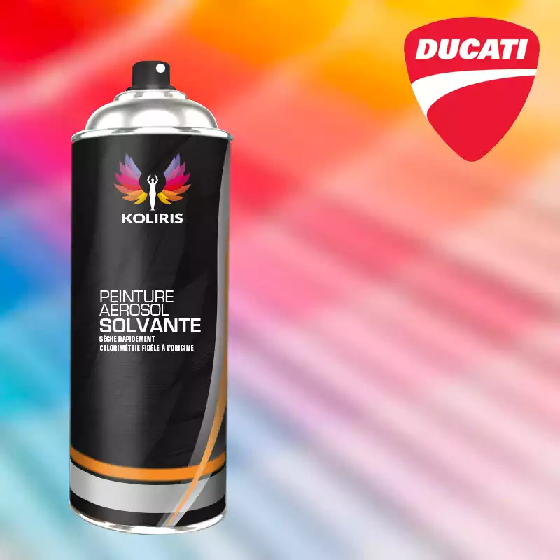 Bombe de peinture moto solvant Ducati Moto 400ml