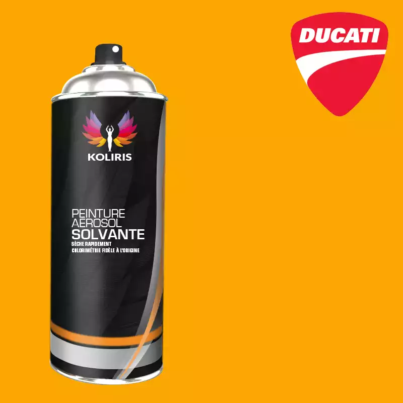 Bombe de peinture moto solvant Ducati Moto 400ml