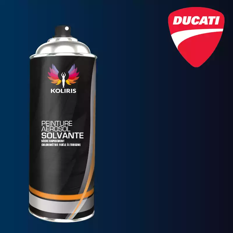 Bombe de peinture moto solvant Ducati Moto 400ml