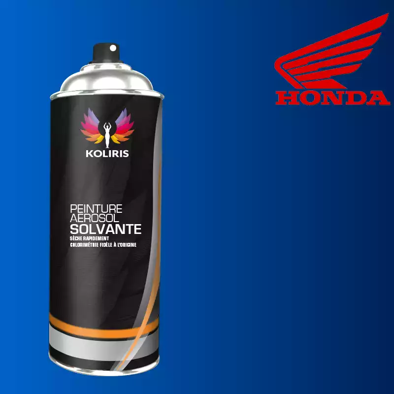 Bombe de peinture moto solvant Honda Moto 400ml