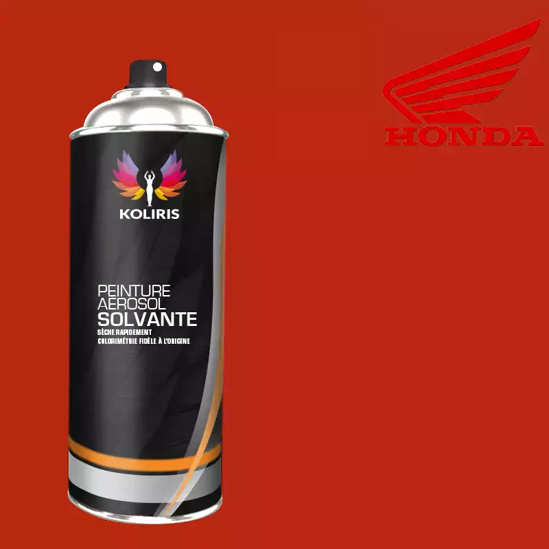 Bombe de peinture moto solvant Honda Moto 400ml