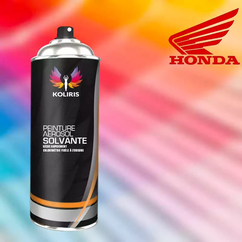 Bombe de peinture moto solvant Honda Moto 400ml