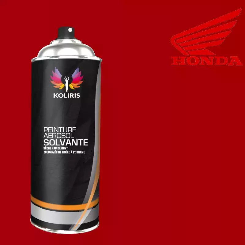 Bombe de peinture moto solvant Honda Moto 400ml