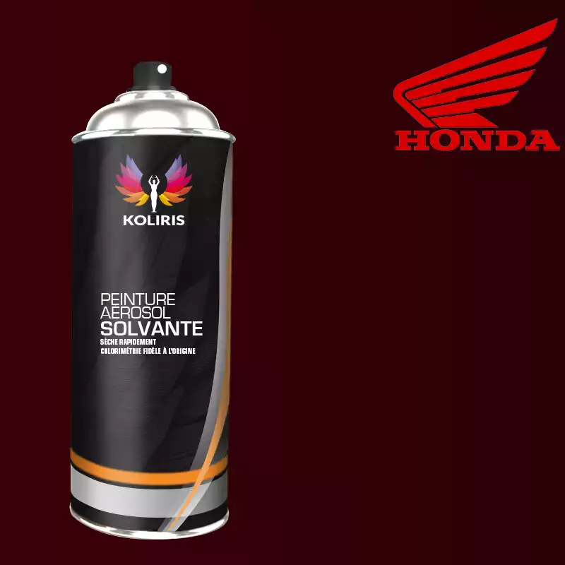 Bombe de peinture moto solvant Honda Moto 400ml