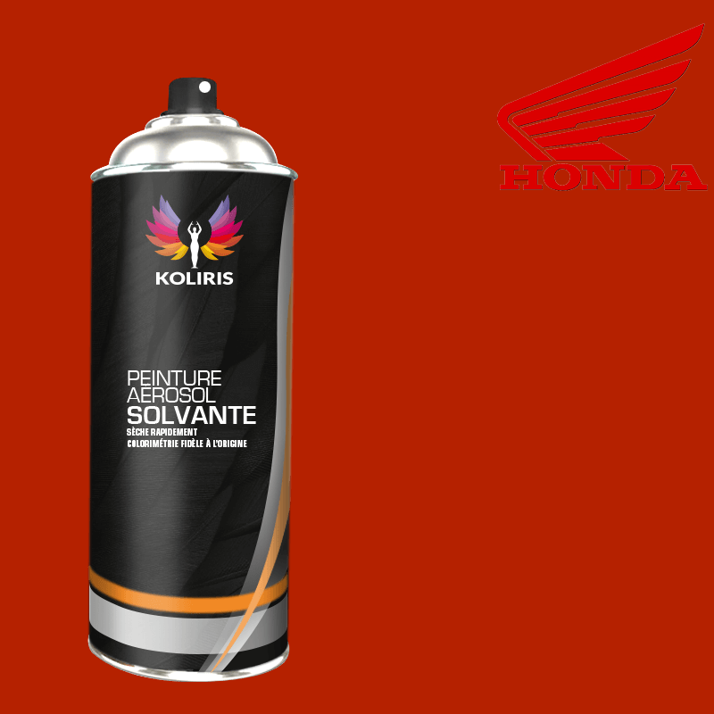 Bombe de peinture moto solvant Honda Moto 400ml