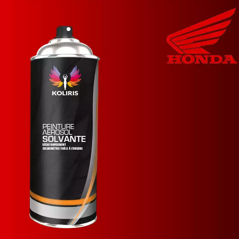 Bombe de peinture moto solvant Honda Moto 400ml