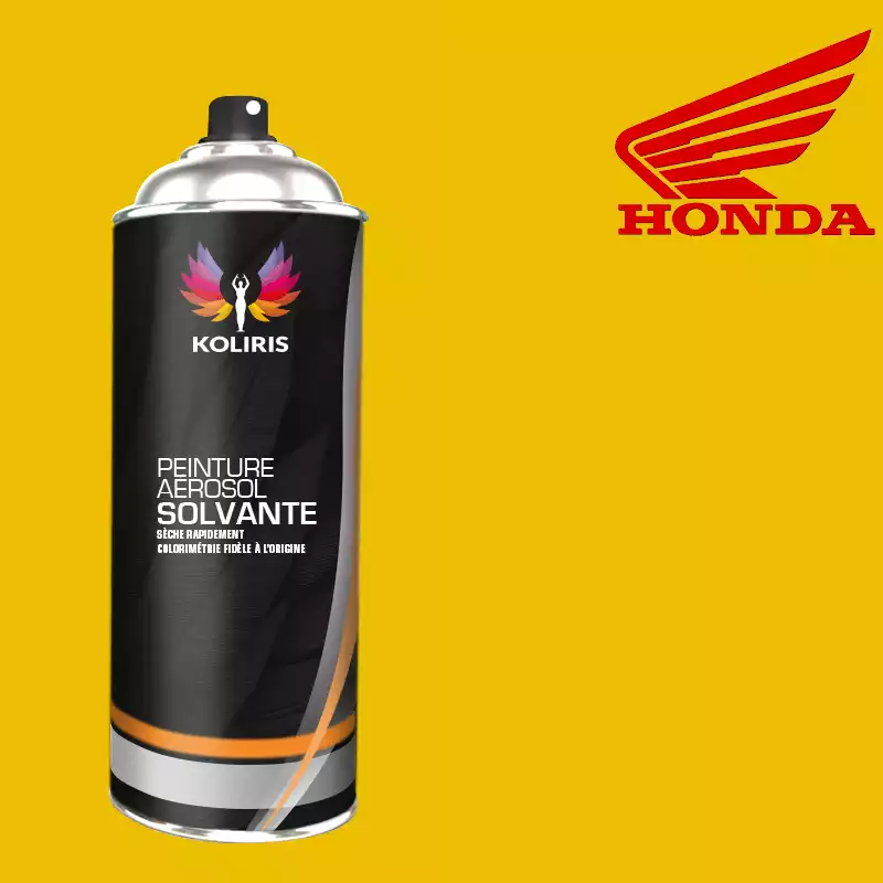 Bombe de peinture moto solvant Honda Moto 400ml