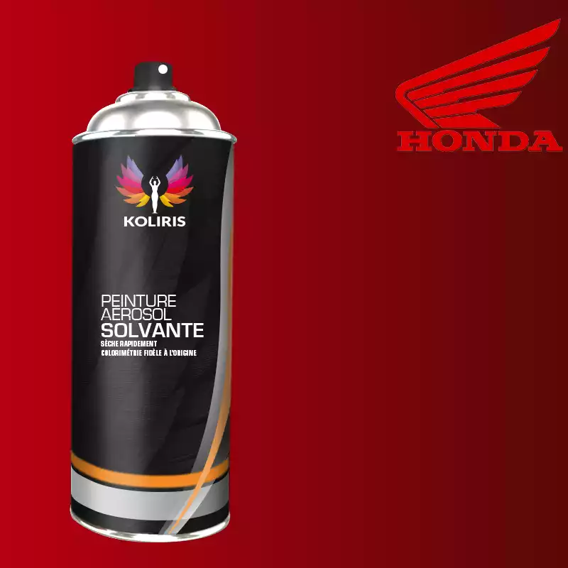 Bombe de peinture moto solvant Honda Moto 400ml