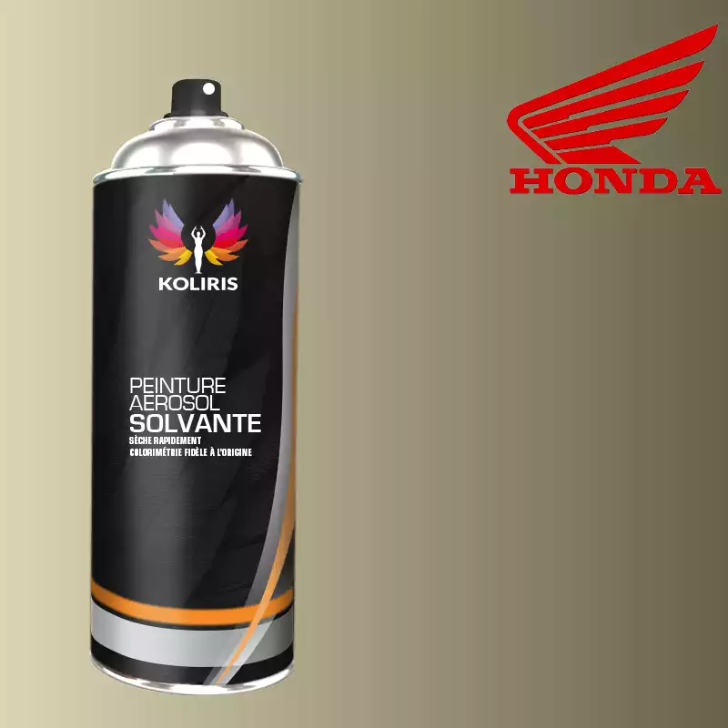 Bombe de peinture moto solvant Honda Moto 400ml