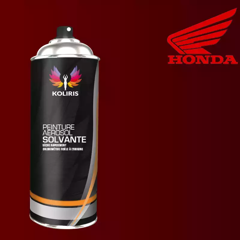 Bombe de peinture moto solvant Honda Moto 400ml