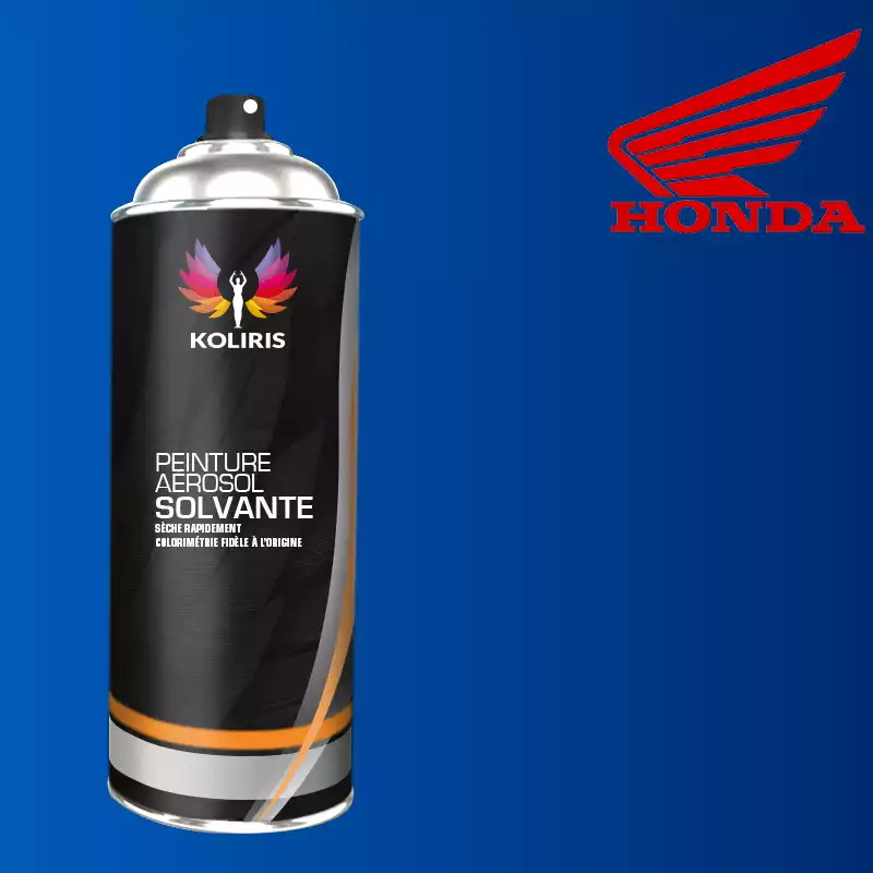 Bombe de peinture moto solvant Honda Moto 400ml