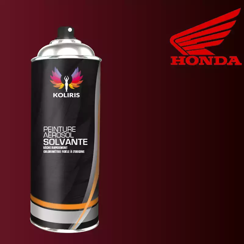 Bombe de peinture moto solvant Honda Moto 400ml