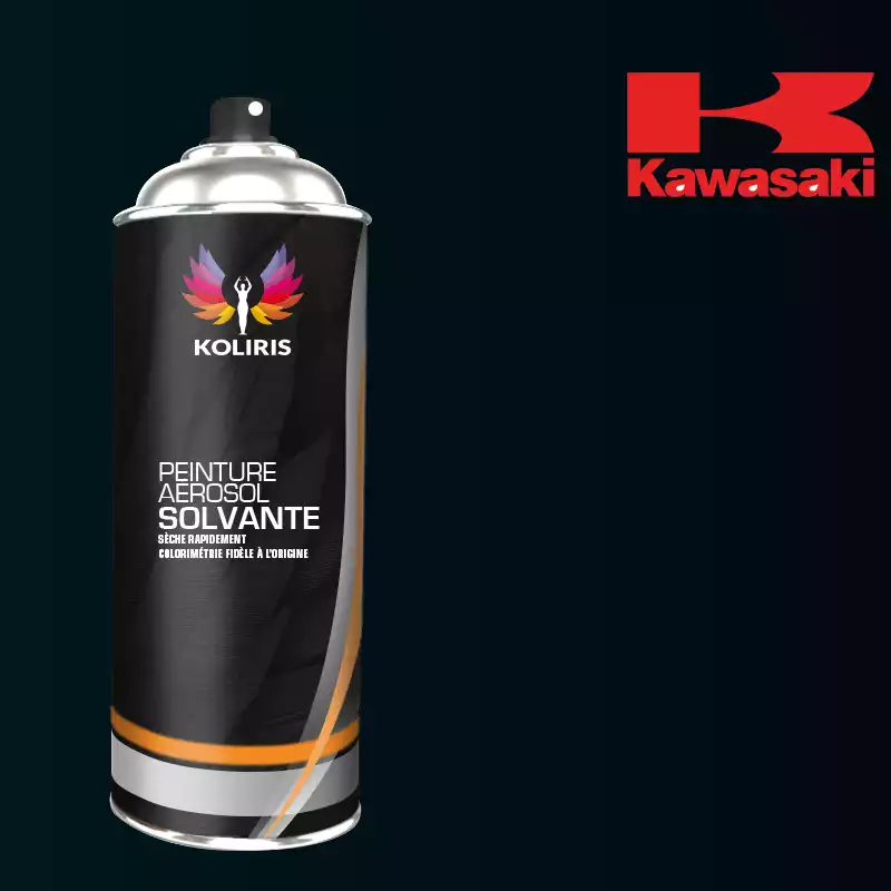 Bombe de peinture moto solvant Kawasaki Moto 400ml