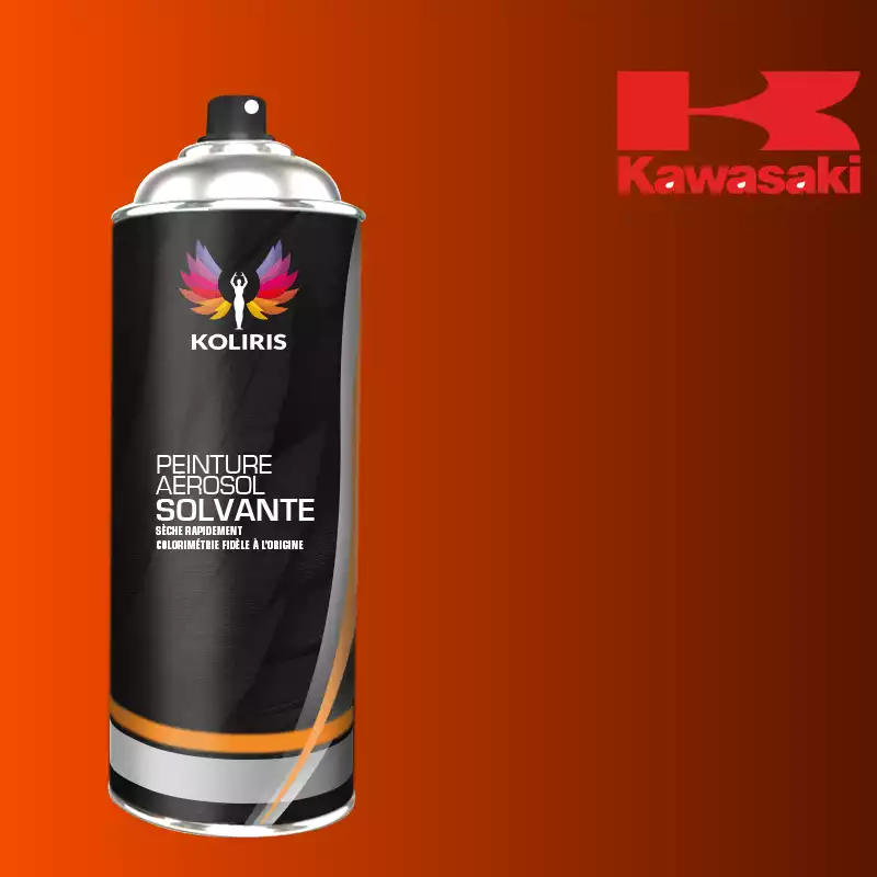 Bombe de peinture moto solvant Kawasaki Moto 400ml