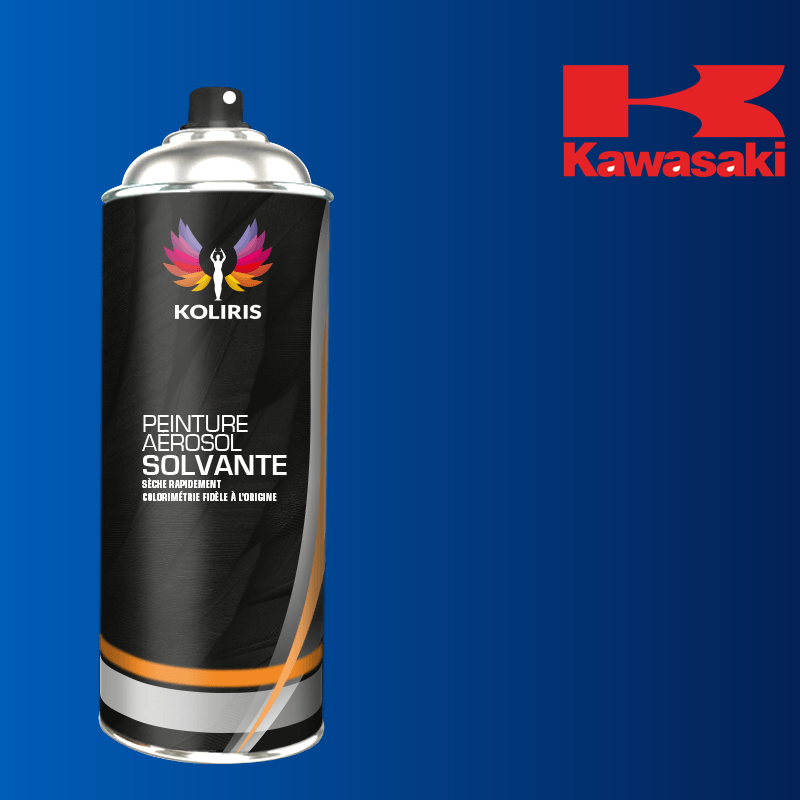 Bombe de peinture moto solvant Kawasaki Moto 400ml