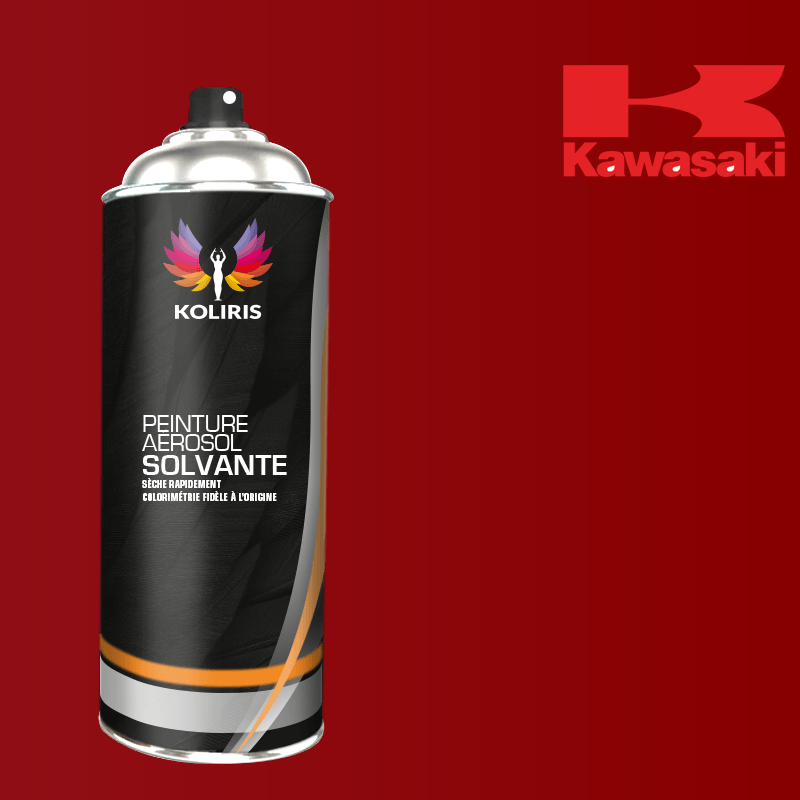 Bombe de peinture moto solvant Kawasaki Moto 400ml