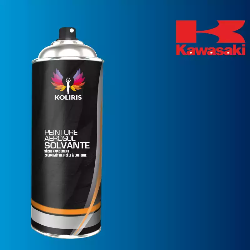 Bombe de peinture moto solvant Kawasaki Moto 400ml