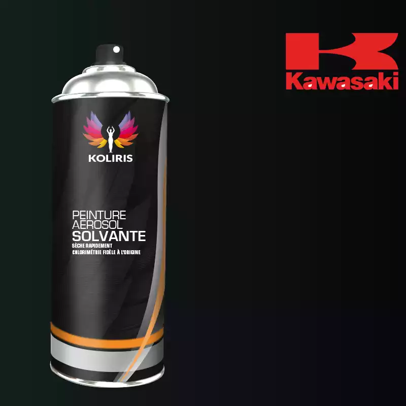 Bombe de peinture moto solvant Kawasaki Moto 400ml