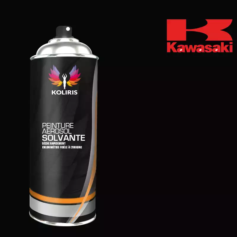 Bombe de peinture moto solvant Kawasaki Moto 400ml