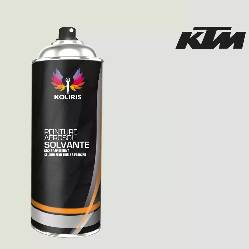 Bombe de peinture moto solvant Ktm Moto 400ml