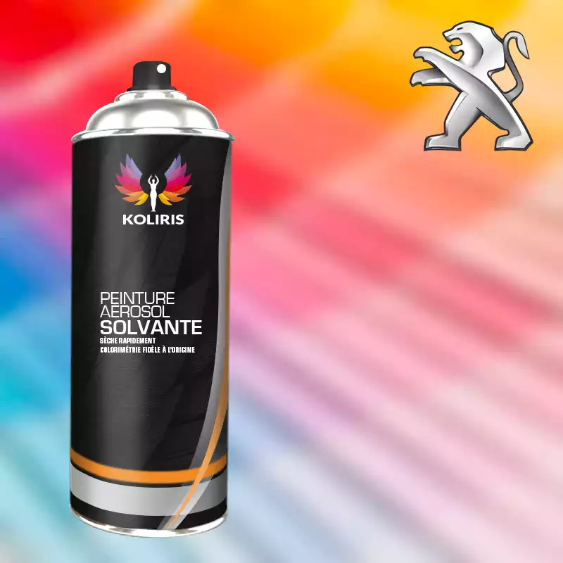 Bombe de peinture moto solvant Peugeot Moto 400ml