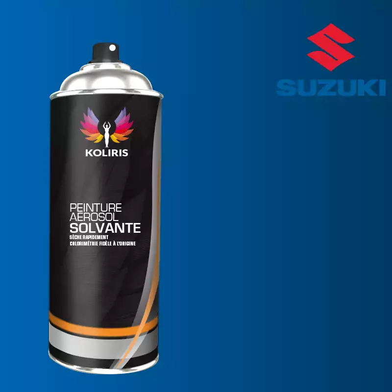 Bombe de peinture moto solvant Suzuki Moto 400ml