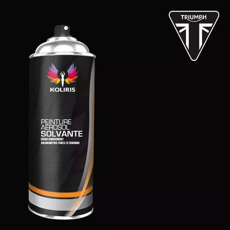 Bombe de peinture moto solvant Triumph Moto 400ml